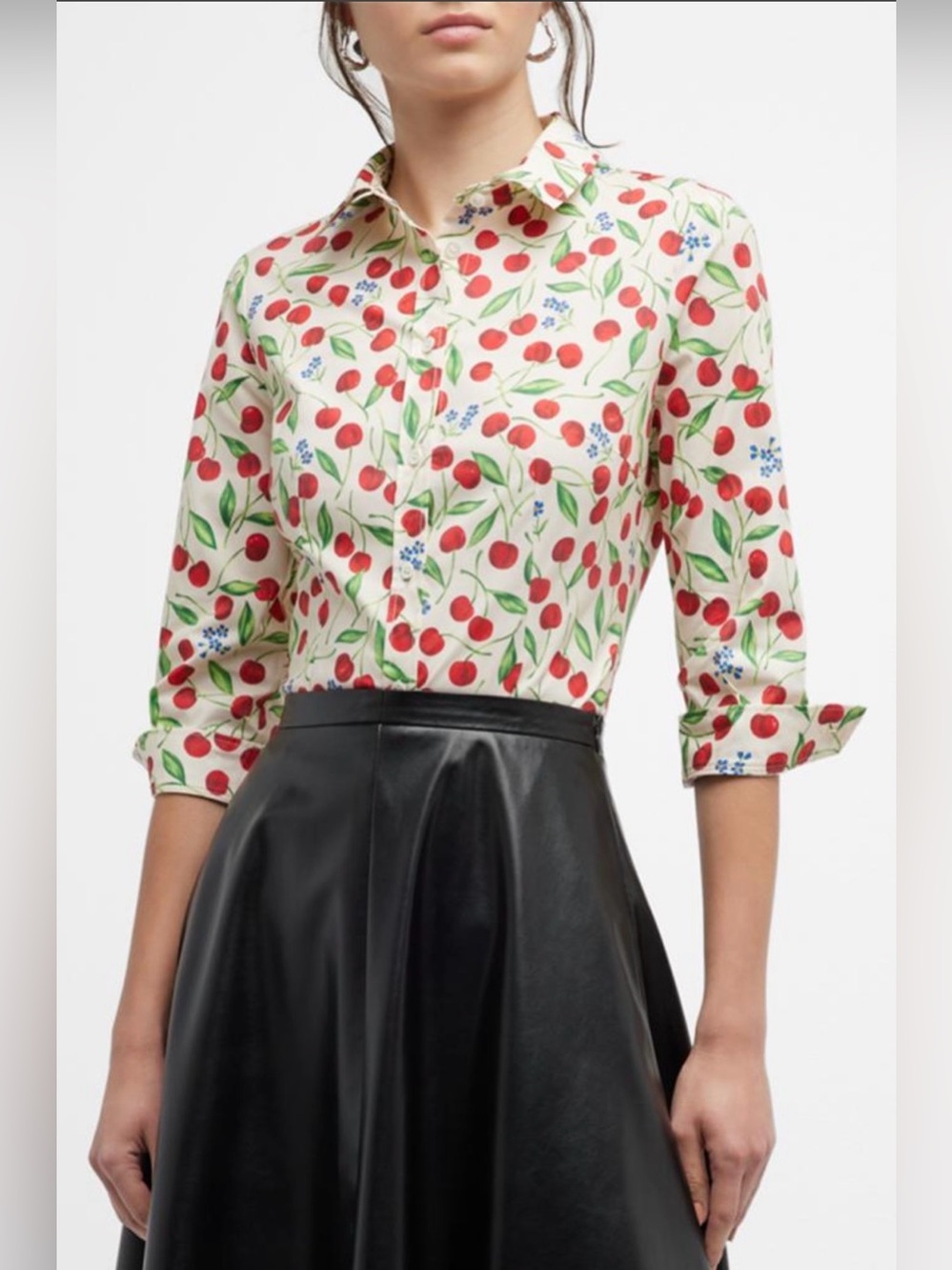 Carolina Herrera Cherry Blouse
